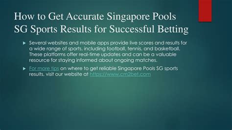 singapore pools sg sports results|Football Results and Past Odds .